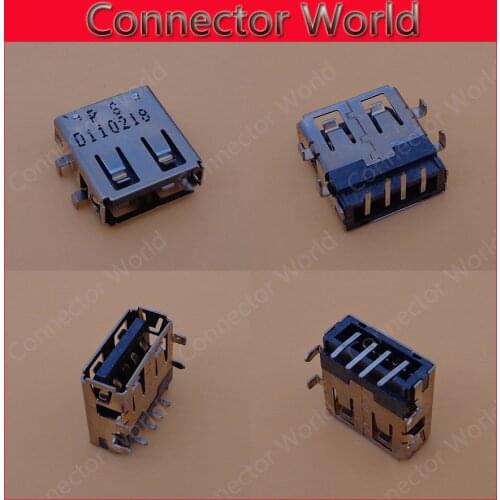 5-100pcs/lot Notebook Original new Common Laptop micro 2.0 USB Jack USB socket Connector USB 2.0 Copper Down