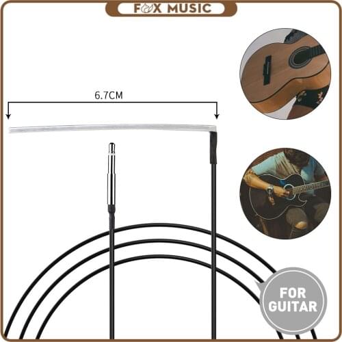 5pcs Guitar Piezo Cable Acoustic Guitar Piezo Under-Saddle Pickup Guitar Pickup Accessories Sensitivity Pickup Cable