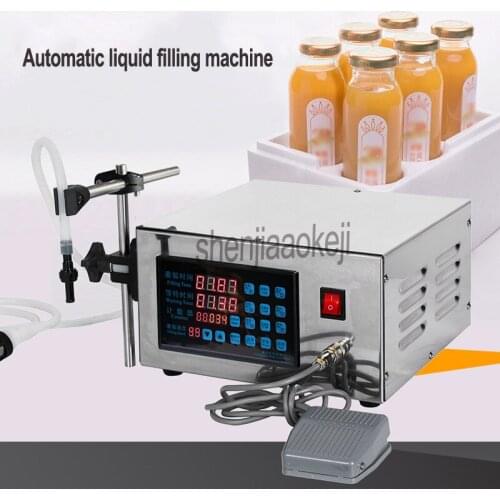220V/110V Automatic Liquid Filling Machine Wine Quantitative Canning Machine CNC Drink Vinegar Soy Sauce Juice Filling Machine