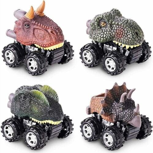 Baby Car Pull Back Car Dino Toy Mini Dino Car Dinosaur Vehicle Kids Toys sets kits childen Christmas gift set Mini Toy Model Car