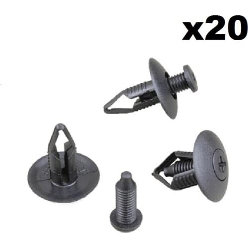 FOR HONDA MAZDA MITSUBISHI FOR NISSAN SAAB FOR SUZUKI DOOR TRIM PANEL CLIPS x20