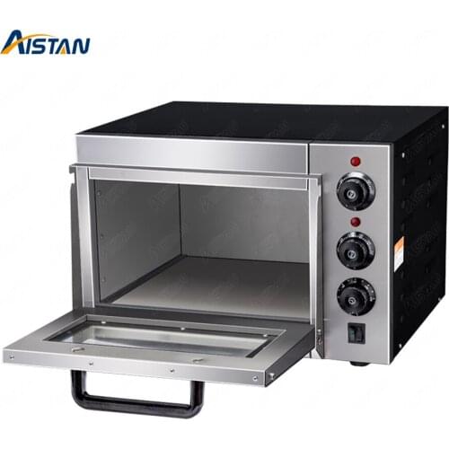 EP1AT electric stainless steel single layer higher chamber pizza oven with timer for baking bread, cake, pizza