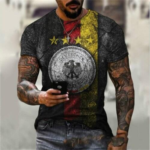 Camiseta de manga corta transpirable ligera para niños Camiseta de impresión 3D con personalidad de estilo europeo y americano T