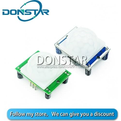 HC-SR501 Body Sensor Module HCSR501 Adjust IR Pyroelectric Infrared PIR Motion Sensor Module Human Sensor Module For Arduino