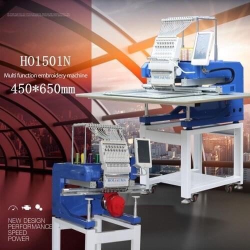 China 10 years service ! Auto-lubricating newest 1 head embroider machine 15 needles high speed cheap price happy quality type
