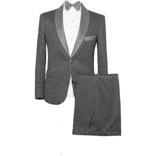 The groom suit dress fashion leisure suit mens suits men dress suits British wind groom suit dress (jacket+pants)