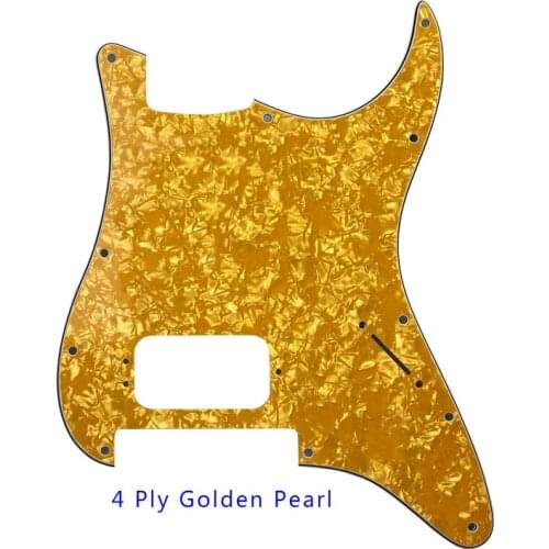 Custom Guitar Pickguard -For US 11 Screw Holes Strat With Floyd Rose Tremolo Bridge Humbucker H No Control Knob