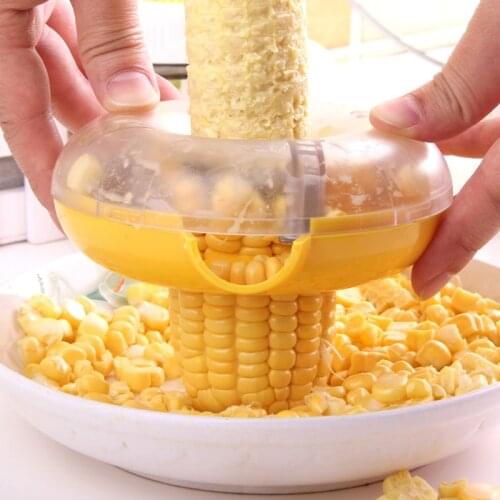 New Corn Kerneler Peeler Corn Stripper Thresher Corn Cob Remover Cutter One Step Peeler Vegetable Tools Kitchen Gadgets