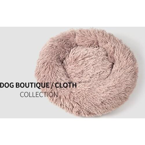 New Winter Warm Solid Nest Long Plush Sleep Cat Pad Sofa Pet Mat Round Bed Blanket Puppy Dog Pals