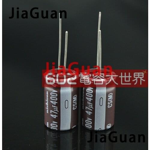 20PCS NEW NICHICON CS 400V47UF 16X25MM electrolytic capacitor 400V 47UF High frequency long life cs 47uF/400V