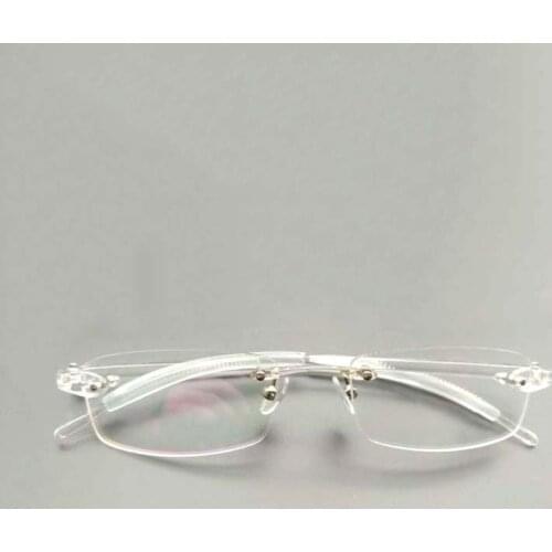 Transparent Glasses Frames Women Men Ultralight Clear Lens Eyewear Rimless Computer Eyeglass Frame Fashion Spectacles Ultralight
