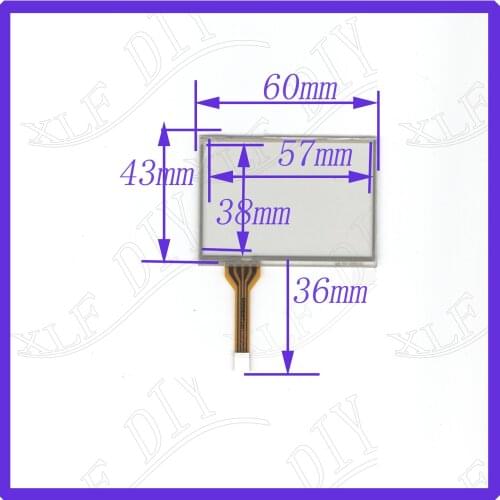 Wholesale AI 2836 60*43mm 2.8inch 4lines resistance screen 60mm*43mm for GPS CAR this is compatible for Car Rideo