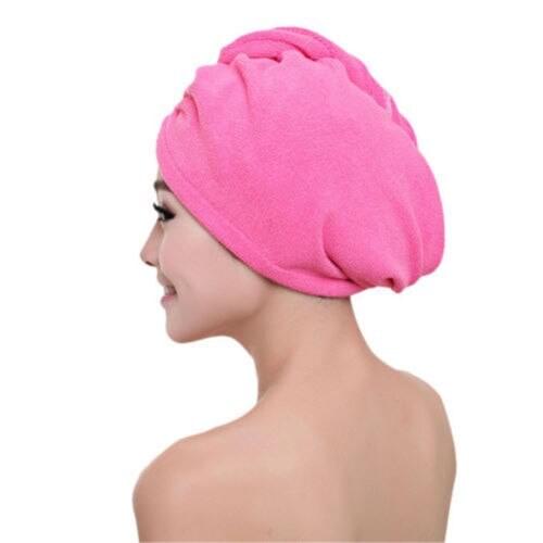 Microfiber Bath Towel Hair Dry Quick Drying Lady Bath towel soft shower cap hat for lady man Turban Head Wrap Bathing Tools New