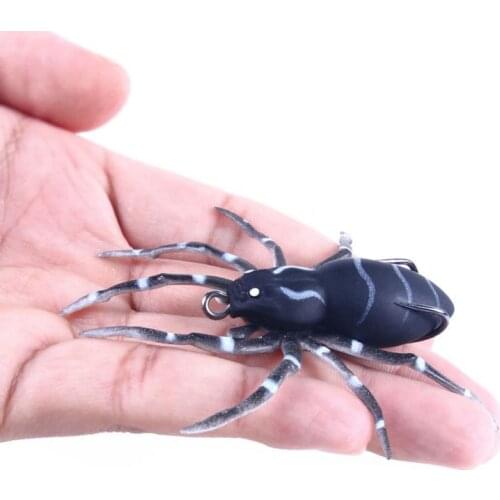 1 Pcs Luya Bait Spider Soft Lure 8CM-7G Bionic Artificial Fishing Lure Outdoor Fishing Gear Accessories