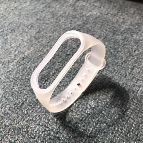 Transparent Watchband For Xiaomi Mi Band 3 Strap Sport Smart Bracelet Wrist Straps Miband 3 Strap Silicone Replacement Wristband