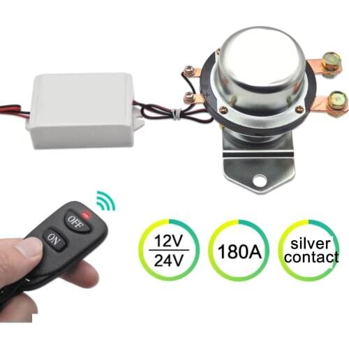 Wireless Remote hand control copper Electromagnetic auto Battery Master Switches interior 12v 24v Isolator Master Switch part