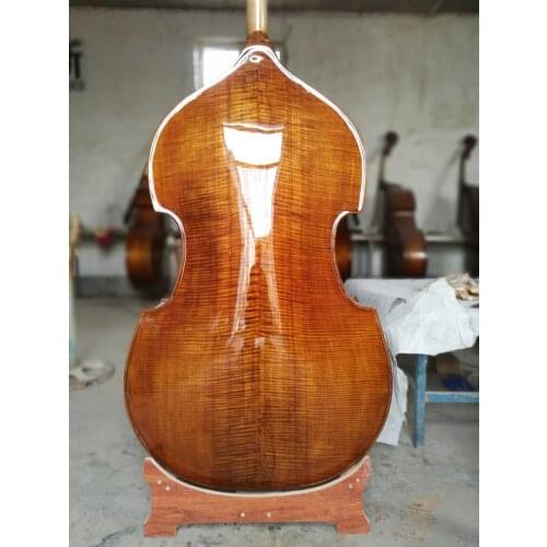 Hand made bass 3/4 spruce top flamed maple back