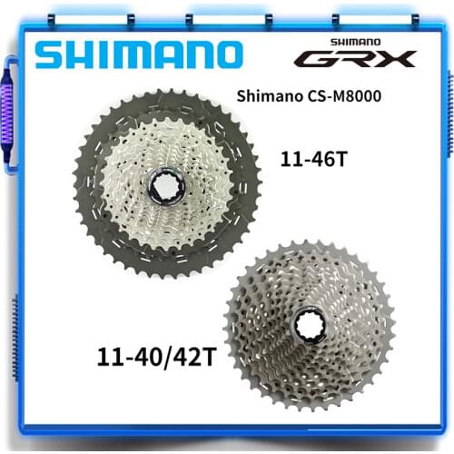 SHIMANO DEORE XT CS M8000 11 Speed HYPERGLIDE MTB Cassette Sprocket CS-M8000 42T 46T 11s 11v