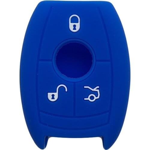 Silicone Key COVER CASE For Mercedes Benz W124 W212 C180 W203 W218 W211 W202 W204 AMG Cover For Alarm Starline Key Fob Alarm