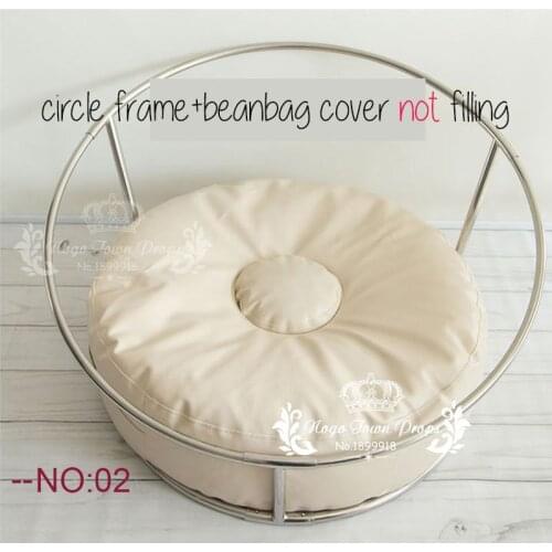Newborn Photography Props Posing Beanbag Frame Baby Poser Studio Backdrop Stand Baby Photo Props Accessories Bean bag Fotografia