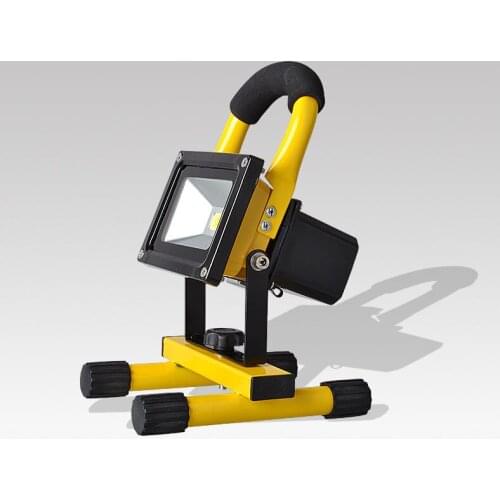 10W Outdoor IP65 Rechargeable Portable Emergency LED FLood Light Work lamp