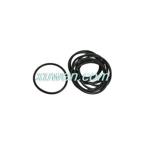 10 x 70mm OD 62mm Inner Dia Nitrile Rubber O Ring Oil Seal Gaskets Black