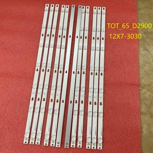 12pcs/set LED backlight strip For THOMSON 65UC6306 65UC6406 TCL 65S405TAAA 65D2900 D65A620U 65A730U U65P6046 65HR330M07A4 V2