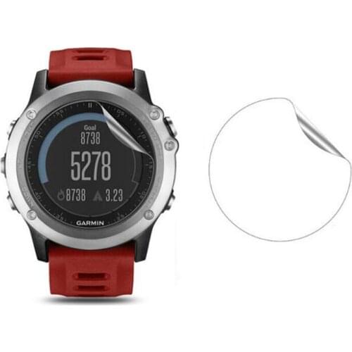 2pcs TPU Soft Clear Protective Film Guard For Garmin Fenix 3/Fenix3 HR Protection Display Full Screen Protector Cover(Not Glass)