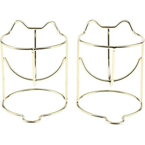 2x Cute Makeup Sponge Holder Drying Rack Powder Puff Display Stand Bracket