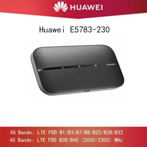 Huawei e5783 E5783B-230 Travel WiFi Hotspot Superfast 4G 300Mbps Black Wireless Router pk e5786