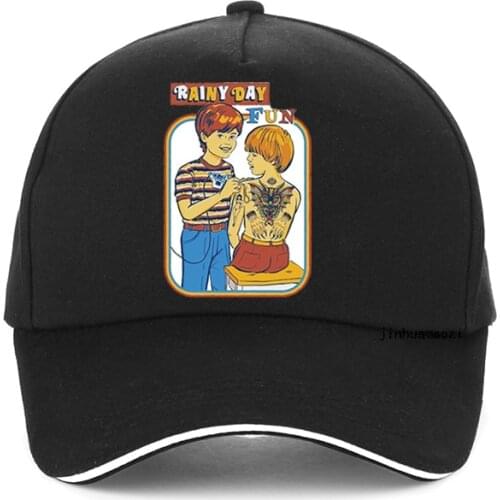 Rainy Day Fun MEN Print Baseball Caps Letter print funny home tattoo kit Hip-Hop Trucker Unisex Sunhat Women Snapback Adjust Hat