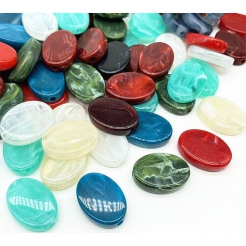 10pcs 18x25mm Imitation Natural Stone Acrylic Beads Clouds Effect Beads For Jewelry Makeing Bracelet necklace DIY Accessory