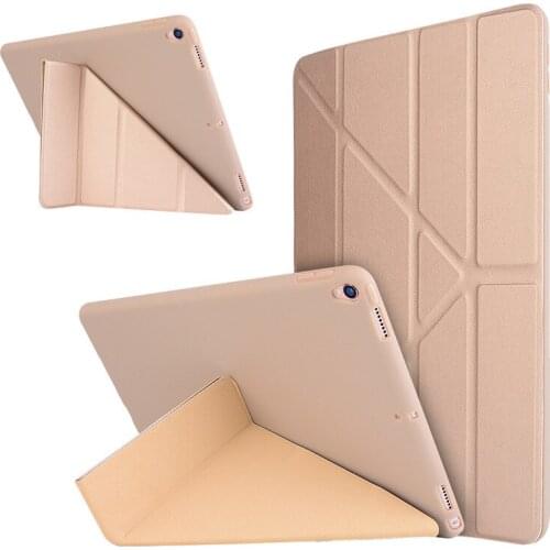 Case for ipad mini 3 Ultra Thin Leather Stand Soft Back 6 fold Flip Smart Cover for apple iPad mini 1 Mini 2 7.9 Funda for Kids
