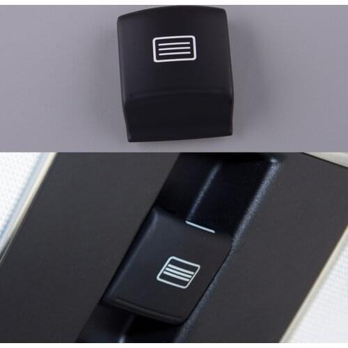 Black Sunroof Window Switch Button Cap Car 3.2x3 cm Fit for Mercedes-Benz S-CLASS W204 W221