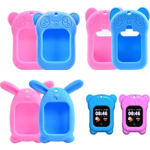Childrens Smart Positioning Phone Watch Silicone Strap Watch Case for Apple Watch Samsung Watch
