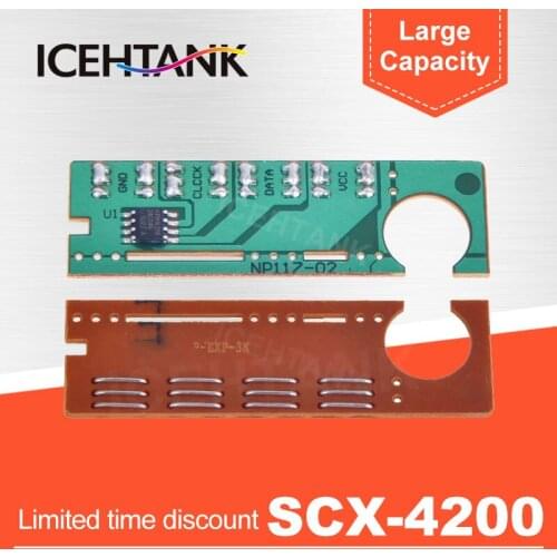 ICEHTANK SCX4200 SCX-D4200A Toner Chip Compatible For Samsung SCX-4200 D4200A 4200 SCX-4210 Printer Cartridge Powder Reset Chips