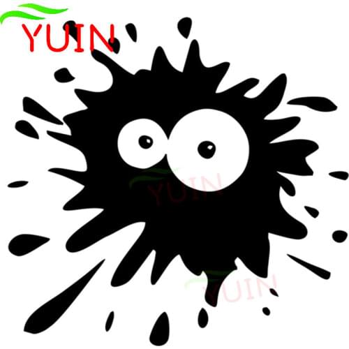 Creative and Interesting Stain Pattern Car Sticker Personalized PVC Trunk Decorative Decals Sunscreen Waterproof Stickers