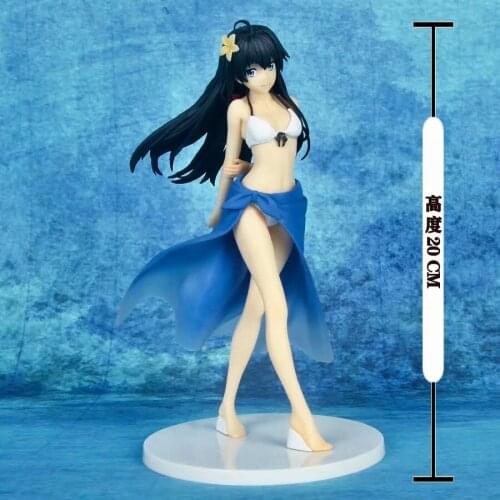 Anime My Youth Love Story really has a problem summer swimsuit Yukinoshita Yukino standing sexy beauty boxed figure about 20cm