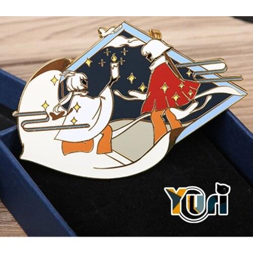 Limit Game Sky: Children of Light White Bird Mushroom Fluorescence Metal Badge Brooch Bag Pins Cosplay Rare Props Lovers Gift C