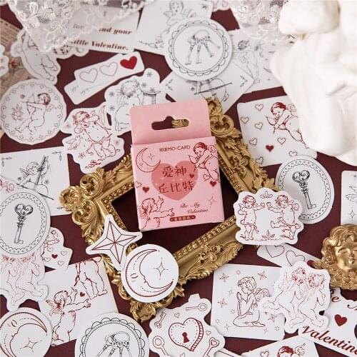 Cupid Cute Stickers Love God Stationery Stickers Scrapbooking Funny Sticker Decals Adhesive Label Decorating A Diary Stationery