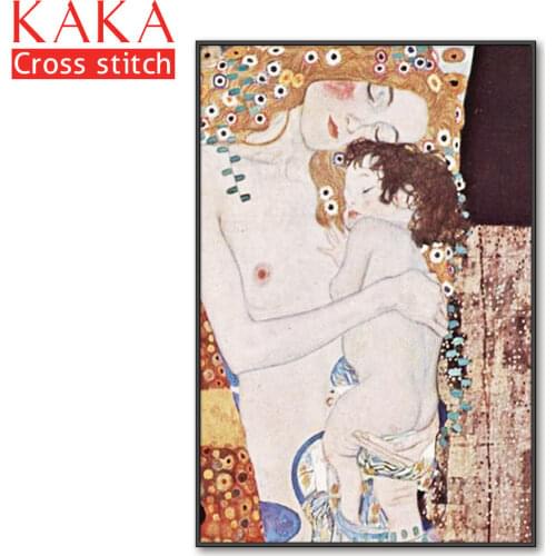 Cross stitch kits,Embroidery needlework sets with printed pattern,11CT-canvas for Home Decor Painting,Portrait Full NCKP067