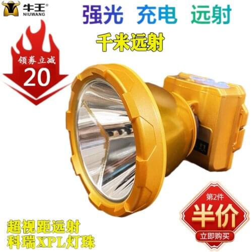 A19 300W high-power headlight glare waterproof headset new lithium long life yellow