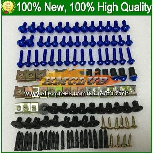 Fairing bolts full screw kit For KAWASAKI NINJA ZX11R 1993 1994 1995 ZX-11R ZZR1100 ZX11 R 1996 1997 CL24 Nuts bolt screws Nut