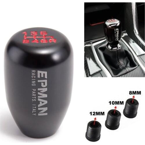 EPMAN Sport Universal Racing car Gear Shift Knob Manual Short Throw Gear Shifter 6 Speed EPSK019S6
