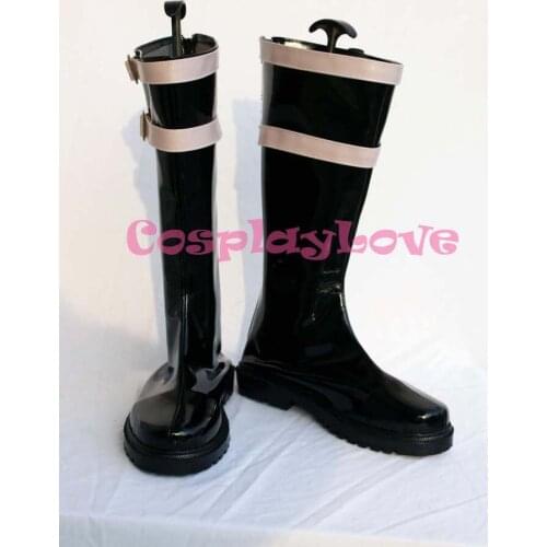 Custom Made Japanese Anime Black One Piece Dracule Mihawk Cosplay Shoes Boots For Christmas Halloween Party Birthday CosplayLove