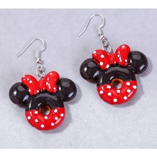 1Pair Fashion Creative Simulation food Drop earrings Red Color Resin Earrings For Women And Girl Gift Earrings Jewelry