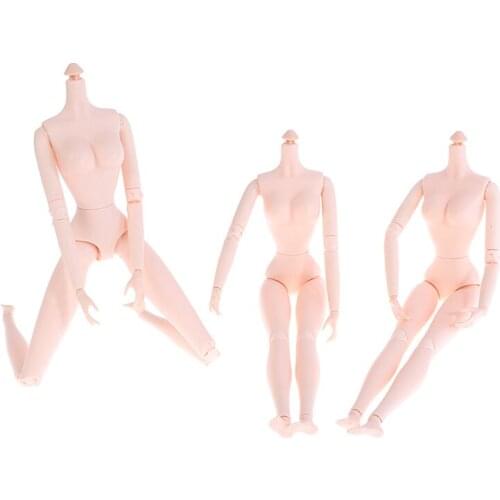28cm Heigh Ball Joints Naked Body for 30cm Doll 28 Joints Moveable Female Body