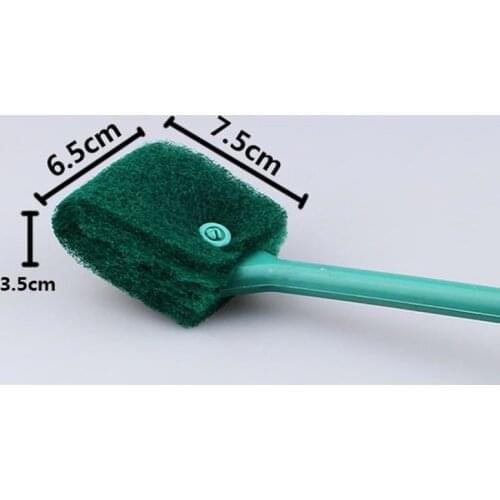Aquarium Cleaning Brush Tool Remove Algae Glass Fish Tank Scraper Sponge Cleaner C66