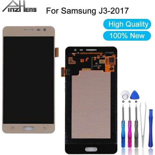 PINZHENG Phone LCD For Samsung Galaxy J3 2017 J330 J330FN SM-J330FN LCD Display Touch Screen Digitizer Assembly Replacement