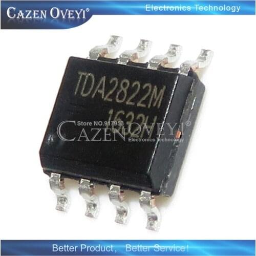 10piece TDA2822M TDA2822 SOP-8 new and original In Stock